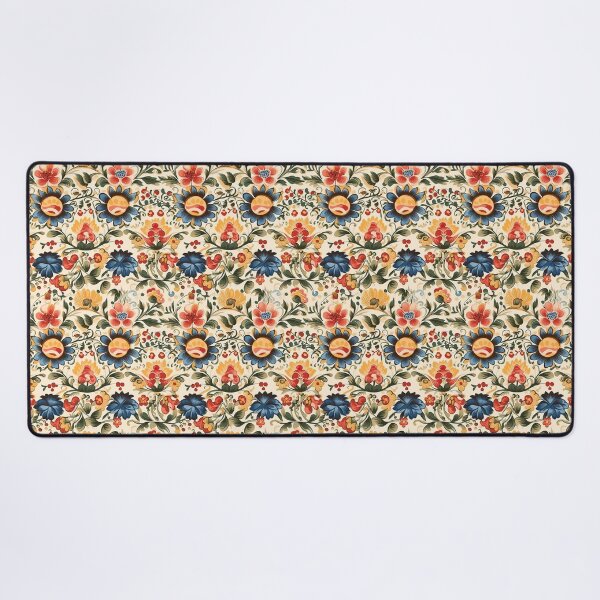 Item preview, Retro design reminiscent of traditional Austrian patterns designed and sold by Pflugart.