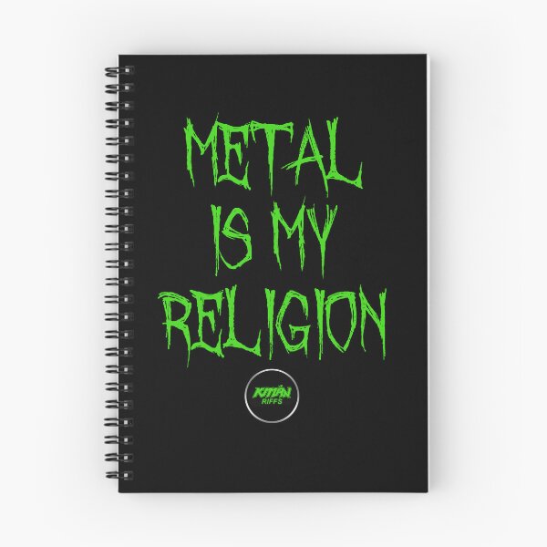 Item preview, Metal Is My Religion - LARGE VERTICAL - GREEN designed and sold by KmanRiffs.