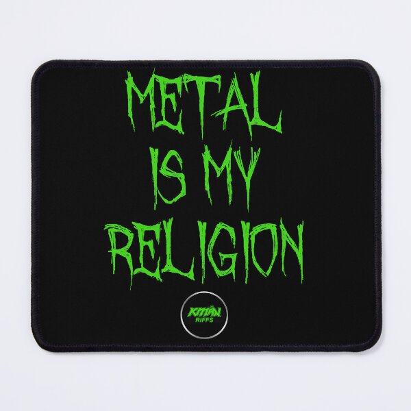 Item preview, Metal Is My Religion - LARGE VERTICAL - GREEN designed and sold by KmanRiffs.