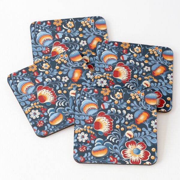 Item preview, Retro design reminiscent of traditional Austrian patterns designed and sold by Pflugart.