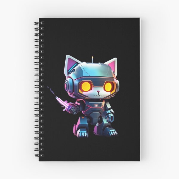 Item preview, Colorful Neon cute Robot Kitty 08 designed and sold by Coverex.