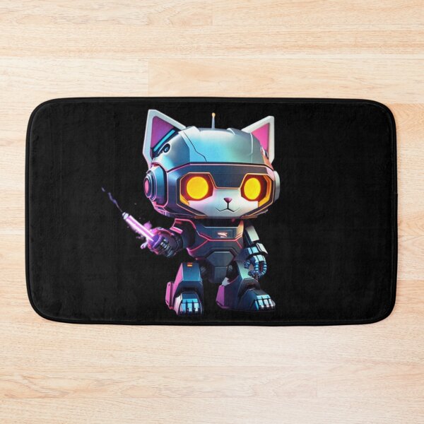 Item preview, Colorful Neon cute Robot Kitty 08 designed and sold by Coverex.