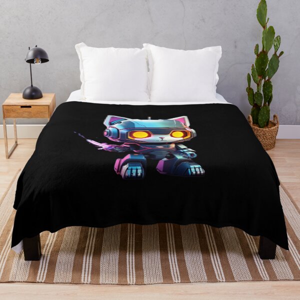 Item preview, Colorful Neon cute Robot Kitty 08 designed and sold by Coverex.