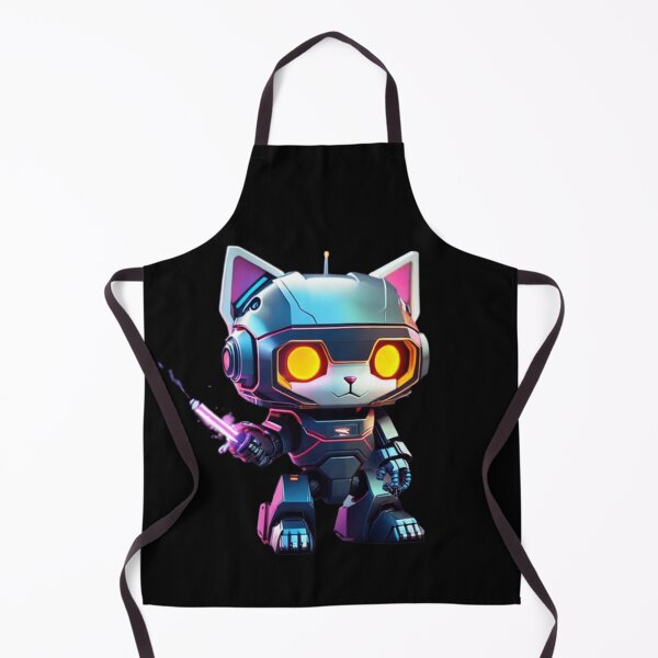 Item preview, Colorful Neon cute Robot Kitty 08 designed and sold by Coverex.