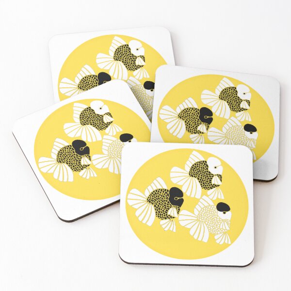 Item preview, Black and White Oranda Goldfish 72023B designed and sold by Nosnah.