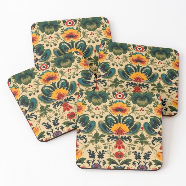 Item preview, Retro design reminiscent of traditional Austrian patterns designed and sold by Pflugart.