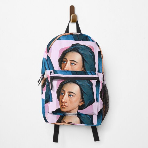 Item preview, English Poet Alexander Pope - pink - illustration designed and sold by Litstoy.