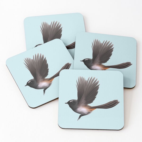 Item preview, Beautiful Fantail in flight - Version 2 designed and sold by AtlantisApparel.