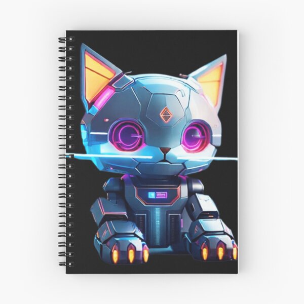 Item preview, Colorful Neon cute Robot Kitty 05 designed and sold by Coverex.