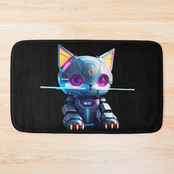 Item preview, Colorful Neon cute Robot Kitty 05 designed and sold by Coverex.