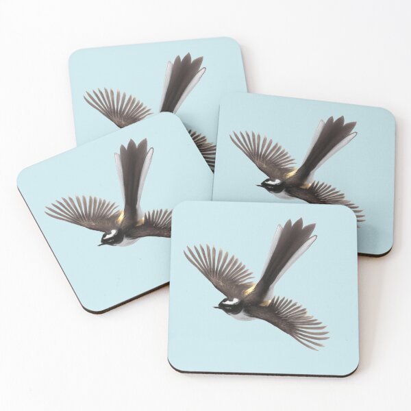 Item preview, Beautiful Fantail in flight - Version 3 designed and sold by AtlantisApparel.