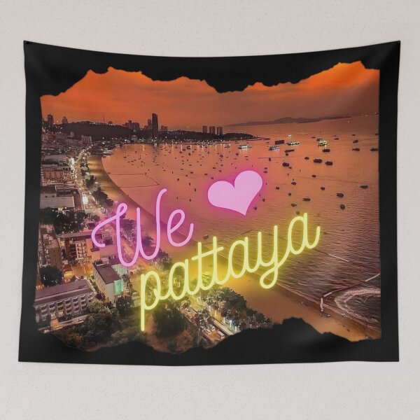 Item preview, "We Love Pattaya" designed and sold by Art-Vortex-fr.