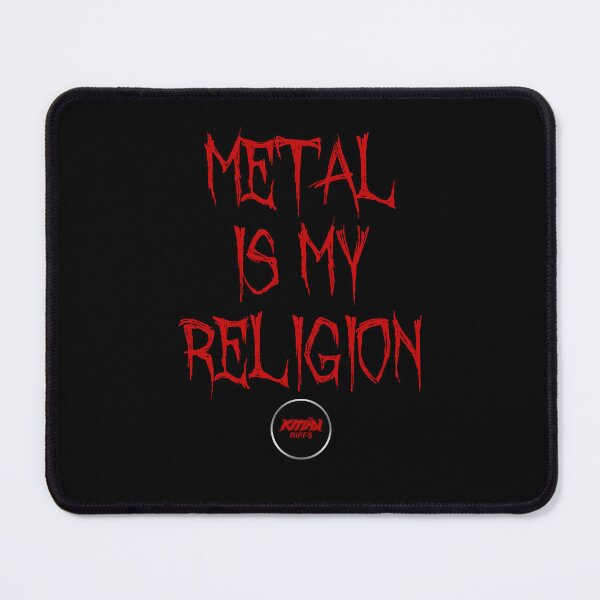 Item preview, Metal Is My Religion - LARGE VERTICAL - RED designed and sold by KmanRiffs.