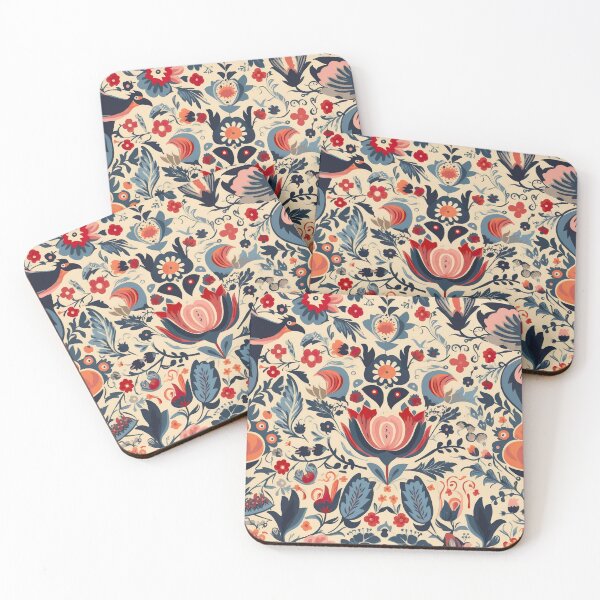 Item preview, Retro design reminiscent of traditional Austrian patterns designed and sold by Pflugart.