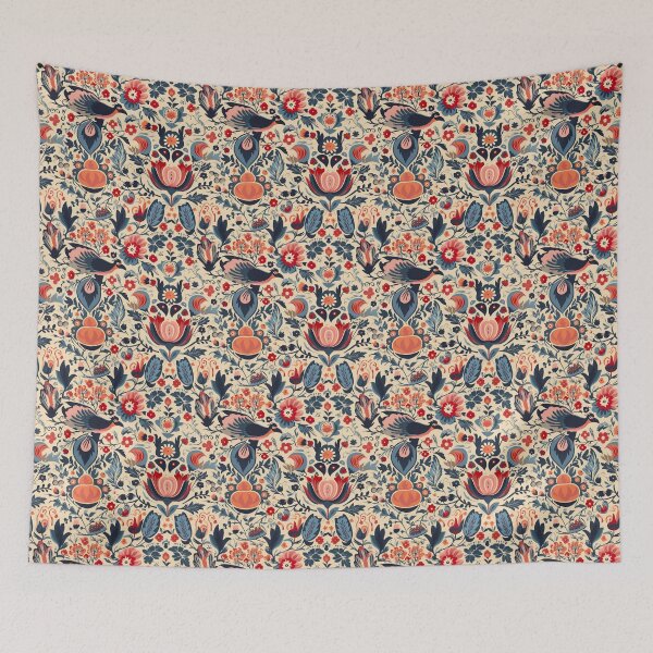 Item preview, Retro design reminiscent of traditional Austrian patterns designed and sold by Pflugart.