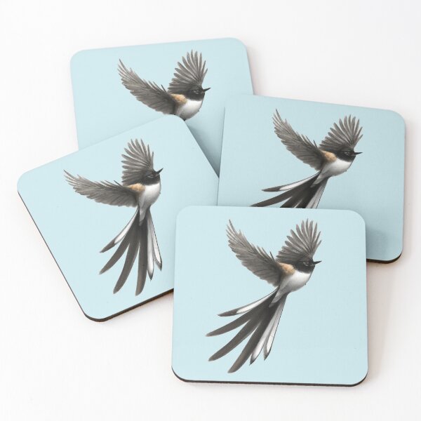 Item preview, Beautiful Fantail in flight - Version 4 designed and sold by AtlantisApparel.