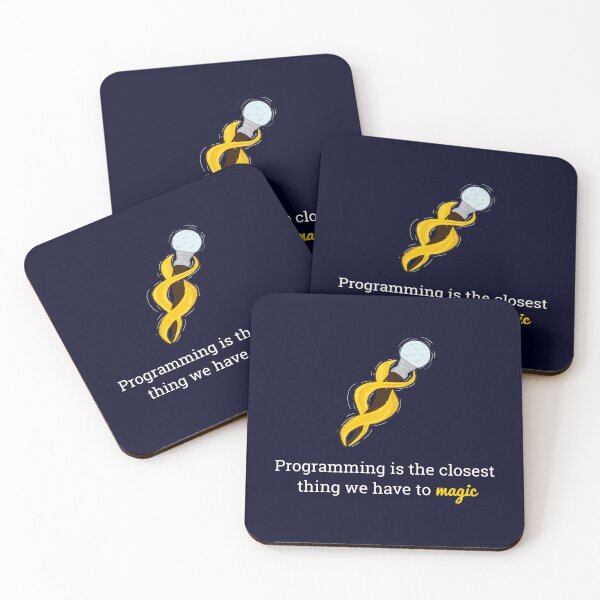 Item preview, Programming is the closest thing we have to magic designed and sold by Code  Monkeys.