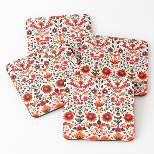 Item preview, Retro design reminiscent of traditional Austrian patterns designed and sold by Pflugart.