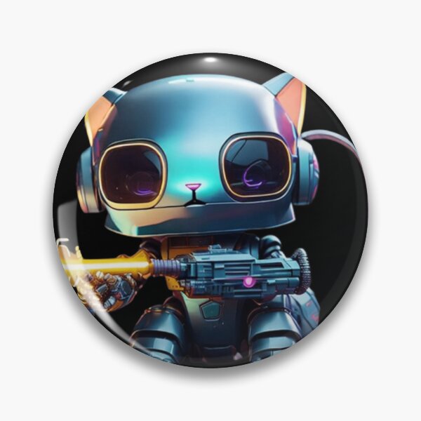 Item preview, Copy of Colorful Neon cute Robot Kitty 09 designed and sold by Coverex.