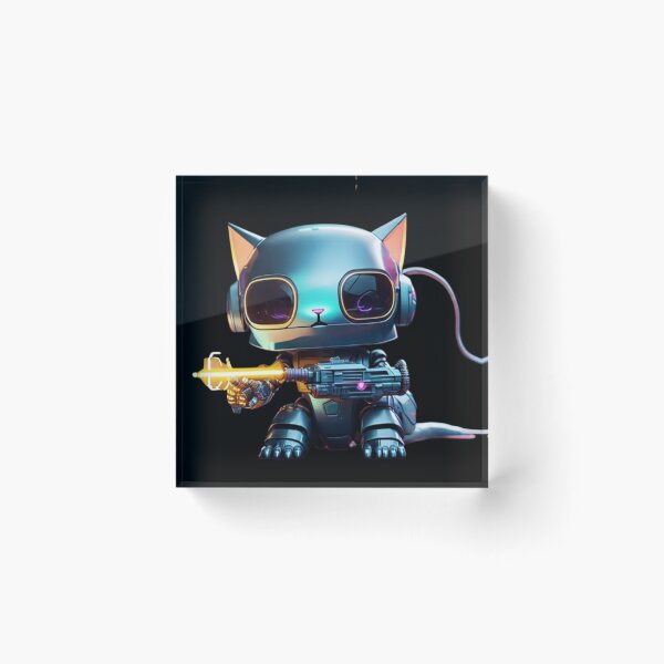 Item preview, Copy of Colorful Neon cute Robot Kitty 09 designed and sold by Coverex.