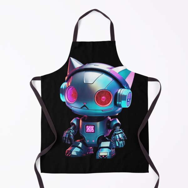 Item preview, Colorful Neon cute Robot Kitty 00 designed and sold by Coverex.