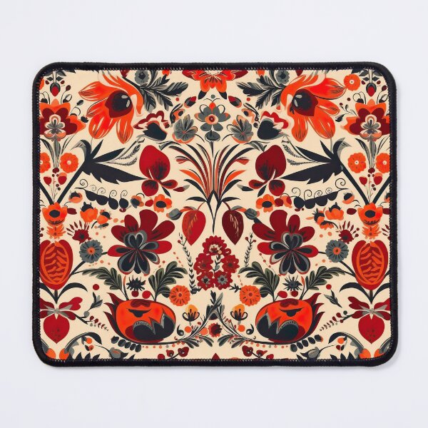 Item preview, Retro design reminiscent of traditional Austrian patterns designed and sold by Pflugart.
