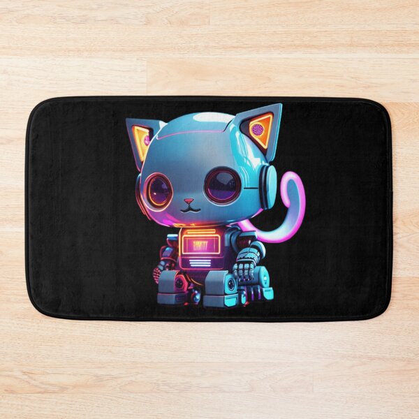Item preview, Colorful Neon cute Robot Kitty 01 designed and sold by Coverex.
