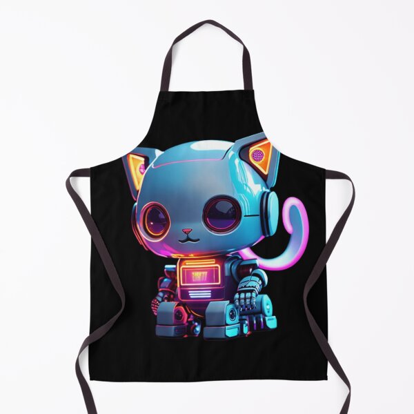 Item preview, Colorful Neon cute Robot Kitty 01 designed and sold by Coverex.