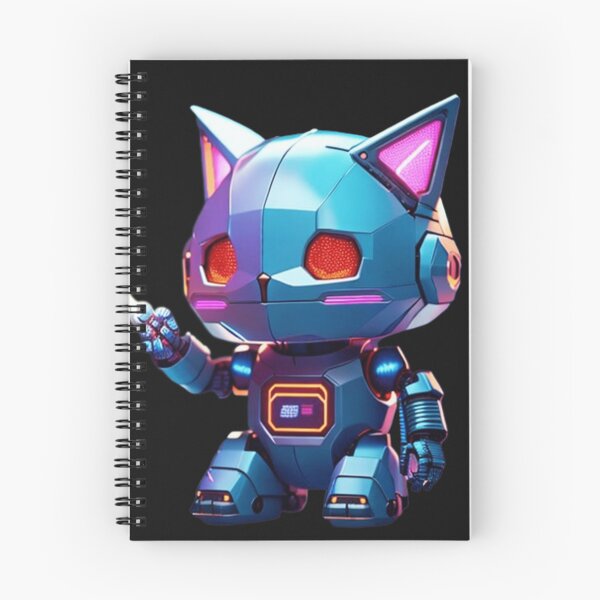 Item preview, Colorful Neon cute Robot Kitty 02 designed and sold by Coverex.
