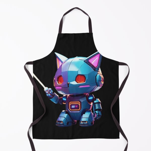 Item preview, Colorful Neon cute Robot Kitty 02 designed and sold by Coverex.