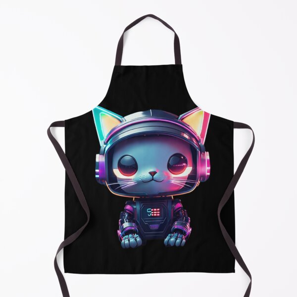 Item preview, Colorful Neon cute Robot Kitty 03 designed and sold by Coverex.