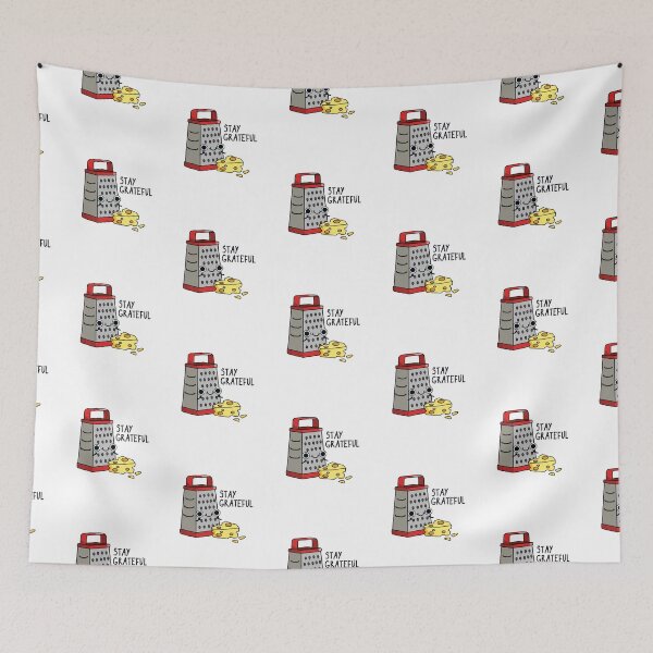 Item preview, Stay Grateful Funny Cheese Puns  designed and sold by punnybone.