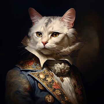 cat headed aristocrat surealisme