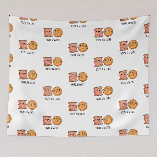 Item preview, You're Sew Cute Sewing Puns  designed and sold by punnybone.
