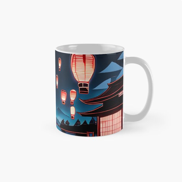 Item preview, Aesthetic Floating Lanterns Landscape designed and sold by shindeku.