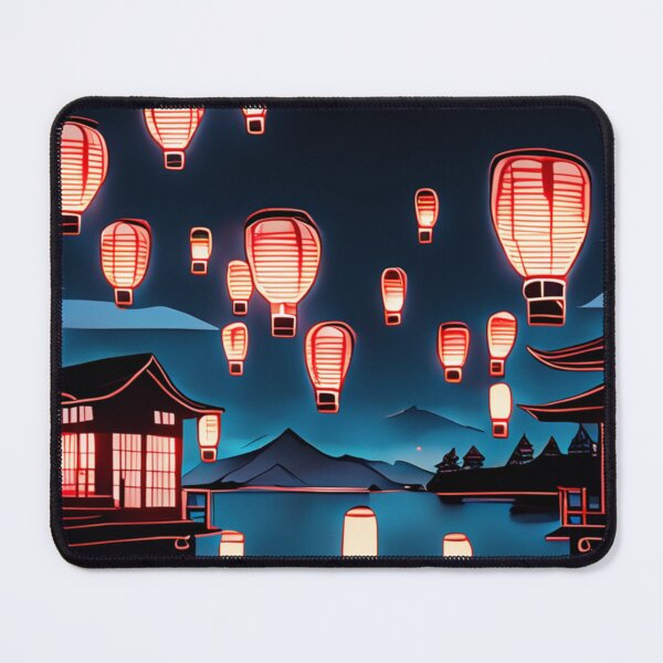 Item preview, Aesthetic Floating Lanterns Landscape designed and sold by shindeku.