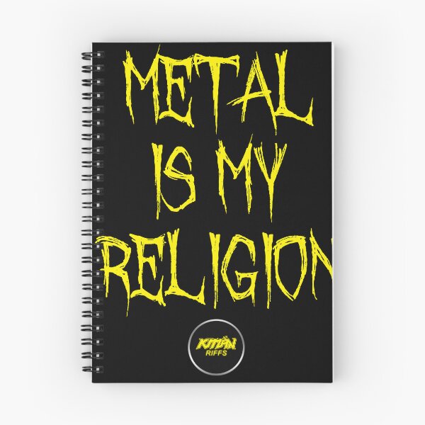 Artikelvorschau, Metal Is My Religion – GROSS VERTIKAL – GELB entworfen und verkauft von KmanRiffs.