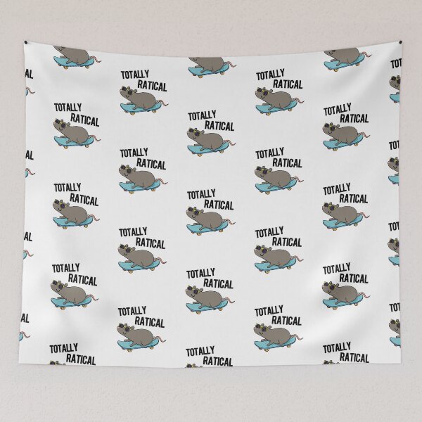 Item preview, Totally Ratical Funny Rat Puns  designed and sold by punnybone.