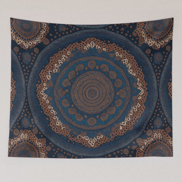 Item preview, Boho Ethnic Mandala Pattern designed and sold by SoccaTamam.