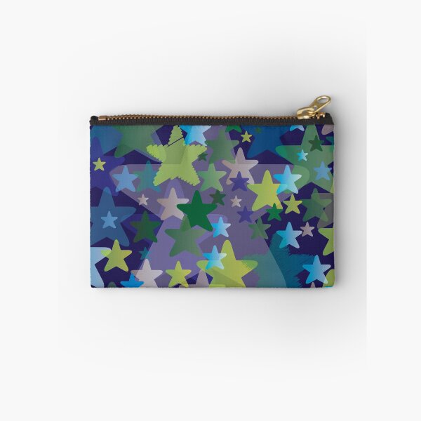Item preview, Stars Pattern Accumulation Overlay Blue and Green Large and Small Night Background designed and sold by InfinityDsigns.
