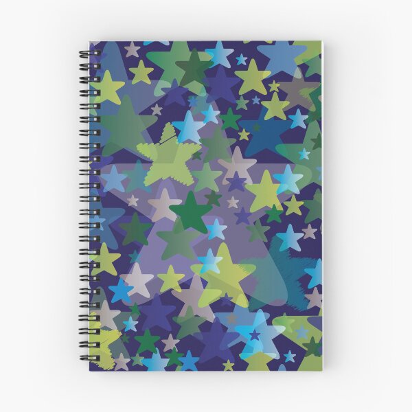 Item preview, Stars Pattern Accumulation Overlay Blue and Green Large and Small Night Background designed and sold by InfinityDsigns.