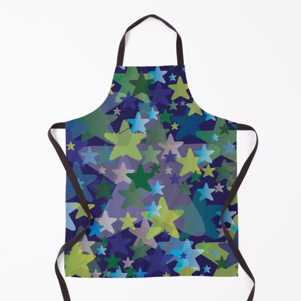 Item preview, Stars Pattern Accumulation Overlay Blue and Green Large and Small Night Background designed and sold by InfinityDsigns.