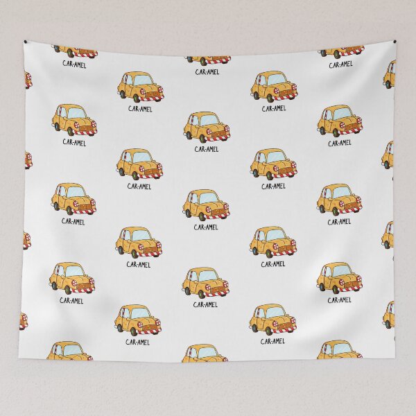 Item preview, Car-amel Funny Candy Car Puns  designed and sold by punnybone.