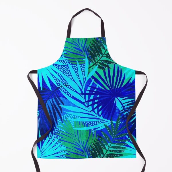 Item preview, Tropical Boho Palm 4. Cobalt Blue, aqua and green  #tropical #summer #Cobaltblue #coastal designed and sold by Dominiquevari.