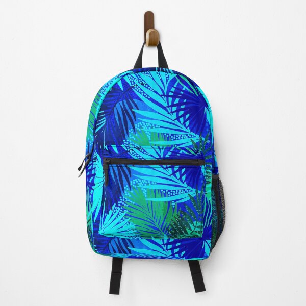 Item preview, Tropical Boho Palm 4. Cobalt Blue, aqua and green #tropical #summer #Cobaltblue #coastal designed and sold by Dominiquevari.