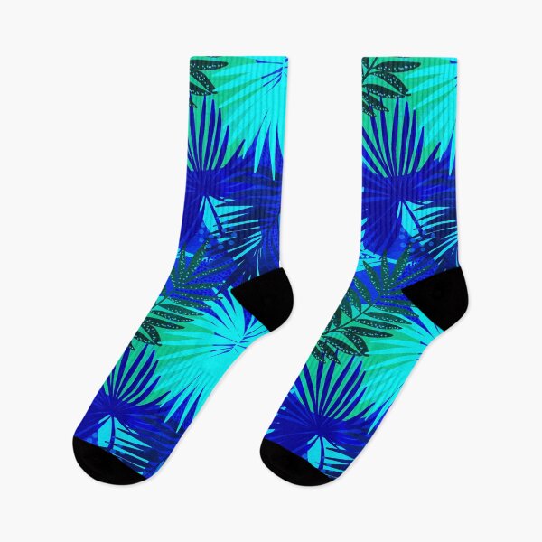 Item preview, Tropical Boho Palm 4. Cobalt Blue, aqua and green  #tropical #summer #Cobaltblue #coastal designed and sold by Dominiquevari.