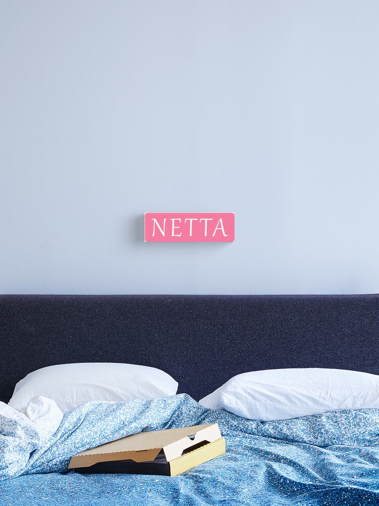 Thumbnail 2 of 3, Canvas Print, Netta Girls Name designed and sold by jeallan.