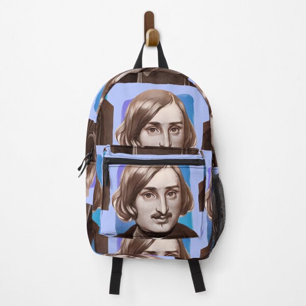 Item preview, Russian Novelist Nikolai Gogol - blue - illustration designed and sold by Litstoy.