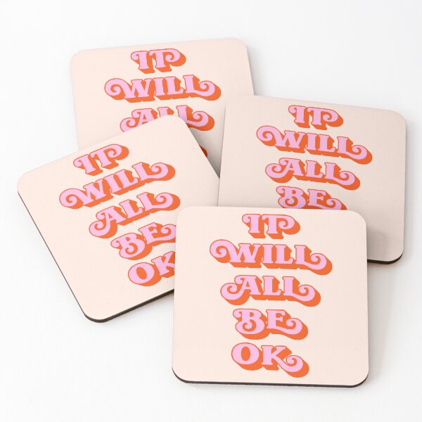 Item preview, It Will All Be Okay (Peach and pink tone) designed and sold by Paigaam.