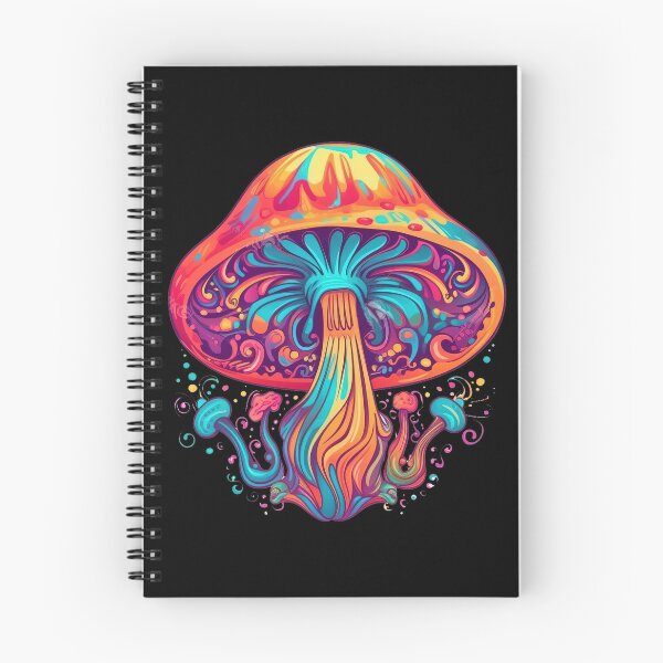 Item preview, Psychedelic Shroom Mushroom Neon Art designed and sold by Trippinink-.